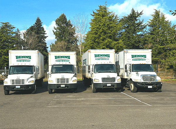Bekins Moving & storage trucks